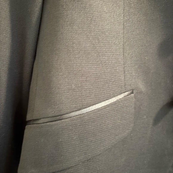 Kenneth Cole Reaction Men's Full Black Tuxedo sz 36 Slim Worn Once Pants Jacket - Picture 7 of 16